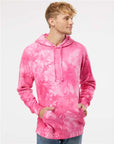 Independent Trading Co. Unisex Midweight Tie-Dyed Hooded Sweatshirt PRM4500TD
