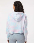 Independent Trading Co. Women’s Lightweight Crop Hooded Sweatshirt AFX64CRP