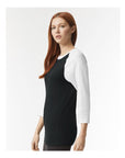 American Apparel Unisex CVC Three-Quarter Sleeve Tee 2003CVC