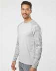 Paragon Unisex Cayman Performance Camo Colorblocked Long Sleeve T-Shirt 216
