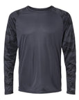 Paragon Unisex Cayman Performance Camo Colorblocked Long Sleeve T-Shirt 216
