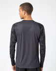 Paragon Unisex Cayman Performance Camo Colorblocked Long Sleeve T-Shirt 216