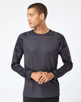 Paragon Unisex Cayman Performance Camo Colorblocked Long Sleeve T-Shirt 216