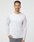 Paragon Unisex Cayman Performance Camo Colorblocked Long Sleeve T-Shirt 216