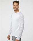 Paragon Unisex Cayman Performance Camo Colorblocked Long Sleeve T-Shirt 216