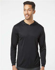 Paragon Unisex Bahama Performance Hooded Long Sleeve T-Shirt 220