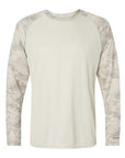 Paragon Unisex Cayman Performance Camo Colorblocked Long Sleeve T-Shirt 216
