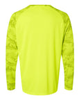 Paragon Unisex Cayman Performance Camo Colorblocked Long Sleeve T-Shirt 216