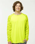 Paragon Unisex Cayman Performance Camo Colorblocked Long Sleeve T-Shirt 216