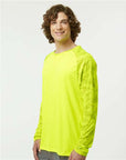 Paragon Unisex Cayman Performance Camo Colorblocked Long Sleeve T-Shirt 216