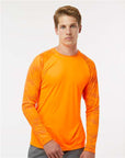 Paragon Unisex Cayman Performance Camo Colorblocked Long Sleeve T-Shirt 216