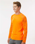 Paragon Unisex Cayman Performance Camo Colorblocked Long Sleeve T-Shirt 216