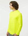 Paragon Unisex Bahama Performance Hooded Long Sleeve T-Shirt 220