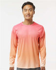 Paragon Unisex Barbados Performance Pin Dot Long Sleeve T-Shirt 225