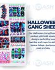 22x48 Inches Halloween Gang sheet