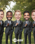 Bridesmaids & Groomsmen Big-Head Cutout