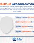 Waist-Up Wedding Cut-Out