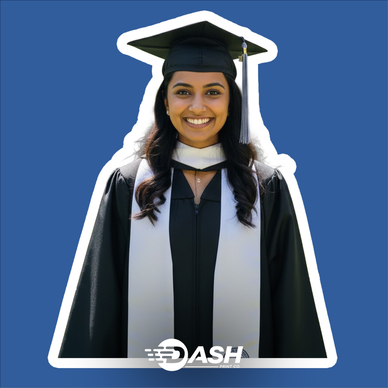 Graduation Waist-Up Cut-Out