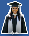 Graduation Waist-Up Cut-Out