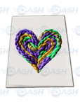 Mardi Gras Heart