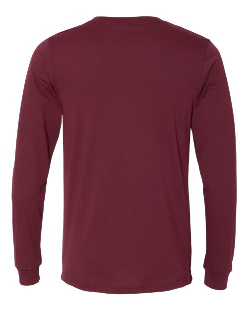BELLA + CANVAS Heather CVC Long Sleeve Tee 3501CVC