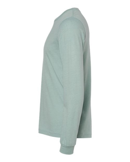 BELLA + CANVAS Heather CVC Long Sleeve Tee 3501CVC
