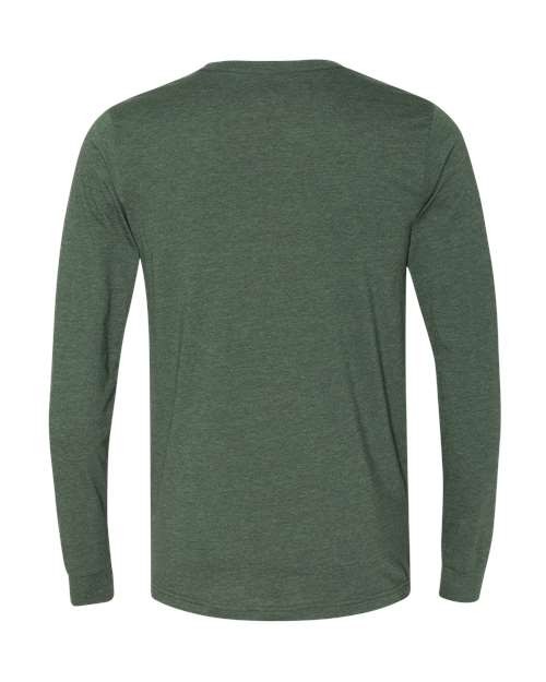BELLA + CANVAS Heather CVC Long Sleeve Tee 3501CVC