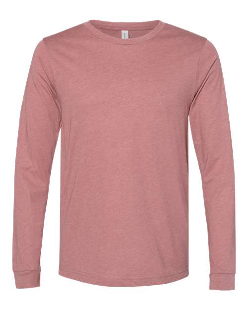 BELLA + CANVAS Heather CVC Long Sleeve Tee 3501CVC