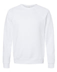 BELLA + CANVAS Unisex Sponge Fleece Raglan Crewneck Sweatshirt 3901