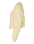 BELLA + CANVAS Women's Crop Raglan Crewneck Sweatshirt 7505
