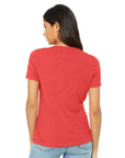 BELLA + CANVAS Women's Relaxed Triblend V-Neck Tee 6415