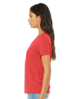 BELLA + CANVAS Women's Relaxed Triblend V-Neck Tee 6415