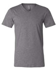 BELLA + CANVAS Unisex Heather CVC V-Neck Tee 3005CVC