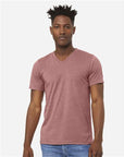 BELLA + CANVAS Unisex Heather CVC V-Neck Tee 3005CVC