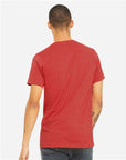 BELLA + CANVAS Unisex Heather CVC V-Neck Tee 3005CVC