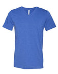 BELLA + CANVAS Unisex Heather CVC V-Neck Tee 3005CVC