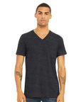 BELLA + CANVAS Unisex Textured Jersey V-Neck Tee 3655