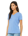 BELLA + CANVAS Women's Relaxed Triblend V-Neck Tee 6415