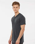 Tultex Men's Poly-Rich V-Neck T-Shirt 207
