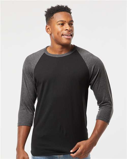 Tultex Unisex Fine Jersey Raglan T-Shirt 245