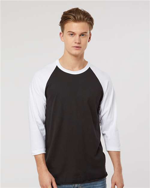 Tultex Unisex Fine Jersey Raglan T-Shirt 245
