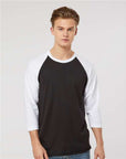 Tultex Unisex Fine Jersey Raglan T-Shirt 245