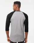 Tultex Unisex Fine Jersey Raglan T-Shirt 245