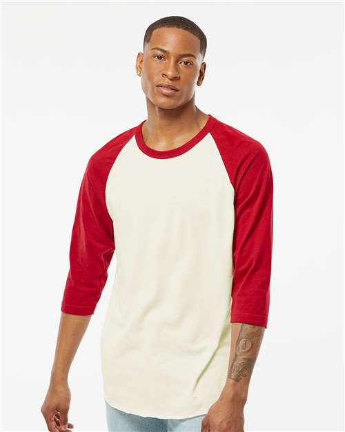 Tultex Unisex Fine Jersey Raglan T-Shirt 245