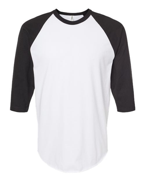 Tultex Unisex Fine Jersey Raglan T-Shirt 245