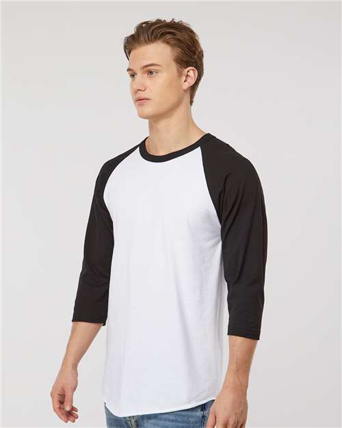 Tultex Unisex Fine Jersey Raglan T-Shirt 245