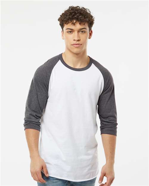 Tultex Unisex Fine Jersey Raglan T-Shirt 245