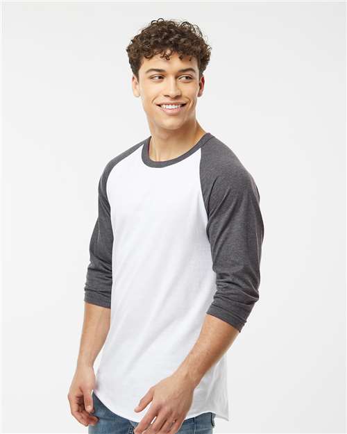 Tultex Unisex Fine Jersey Raglan T-Shirt 245