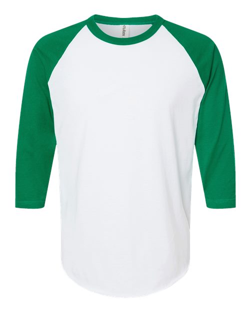 Tultex Unisex Fine Jersey Raglan T-Shirt 245