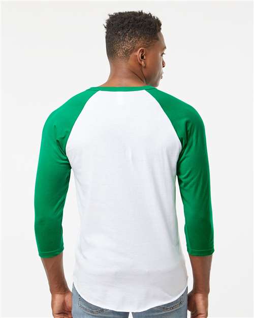 Tultex Unisex Fine Jersey Raglan T-Shirt 245